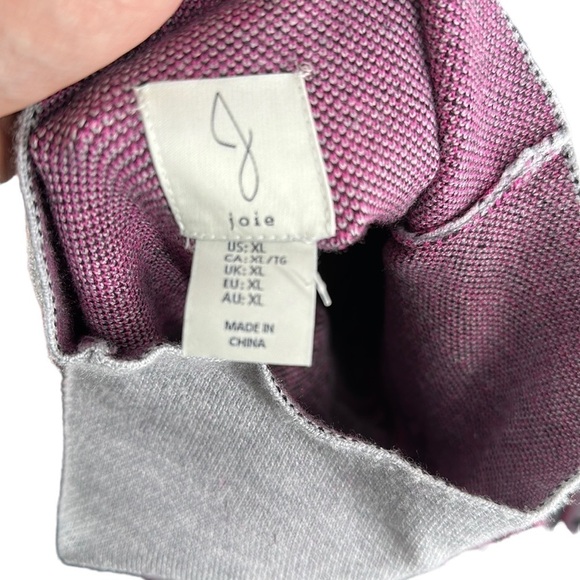 Joie Fair Isle Nordic Style Knit Sweater boxy cabin cottage mountains sz xl NWT - Picture 11 of 12